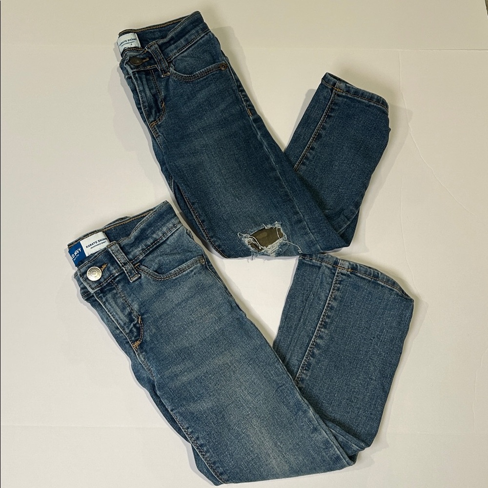 Old Navy Blue Karate Skinny Jeans